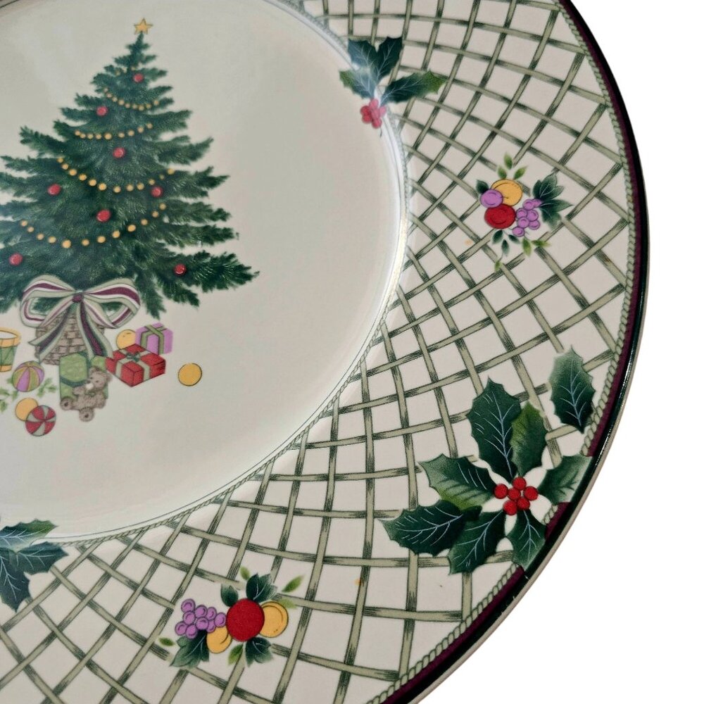 Mikasa Christmas Story Serving Plate 12.5" platter round romantic country dishw - Picture 3 of 9